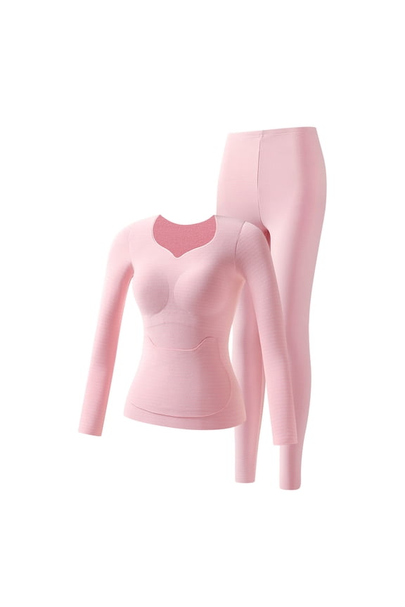 Thermal Underwear for Kids Girls Thermals Long Johns Underwear Warm Fleece Winter Base Layer for Cold Weather/Skiing