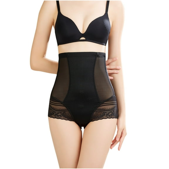 BLVB Thong Shapewear for Women Seamless High Waisted Panties Butt Lifting Body Shaper Underwear Girdle Panty