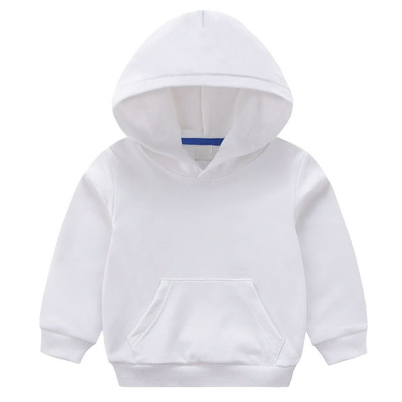 BLVB Toddler Baby Hoodie Long Sleeve Pocket Pullover Hooded Sweatshirt Kids Boy Girl Basic Sports Tops Fall Winter Outfit