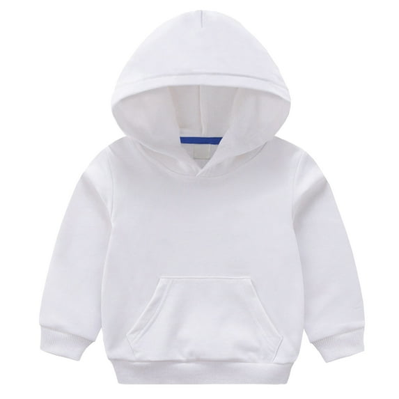 BLVB Toddler Baby Hoodie Long Sleeve Pocket Pullover Hooded Sweatshirt Kids Boy Girl Basic Sports Tops Fall Winter Outfit