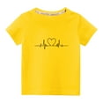 thumbnail image 1 of BLVB Toddler Girl Boy Valentines Day Shirt Cute Heart T-Shirts Tops Unisex Kids Valentine's Day Shirts 3t - 10t, 1 of 4