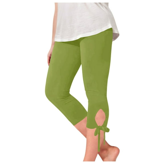 BLVB Toddler Girls Athletic Capri Leggings Kids Cutout Yoga Pants Teen Girls Stretch Dance Running Workout Pants