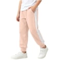 thumbnail image 1 of BLVB Toddler and Kids Boys Girls Sweatpants Joggers Active Soft Running Pants with Pockets Workout Clothes(Pink,7-8 Years), 1 of 8