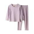thumbnail image 1 of BLVB Toddlers Thermal Underwear Set Girls Base Layer Long Johns for Boys Toddler Thermal Set Fall Winter Clothes, 1 of 3