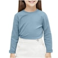 thumbnail image 1 of BLVB Unisex Kids Thermal Shirts for Girls Boy Long Sleeve Undershirt Base Layer Top Fall Winter Clothes, 1 of 6