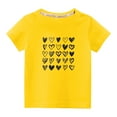 thumbnail image 1 of BLVB Valentine's Day Shirts Boys Girls Cute Heart Graphic T-Shirt Casual Short Sleeve Tee Tops for Toddler Kids, 1 of 4