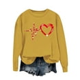 thumbnail image 1 of BLVB Valentine's Sweatshirt for Women Cute Heart Shirts Casual Long Sleeve Valentine Pulover Trendy Clothes Tops, 1 of 4
