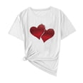 thumbnail image 1 of BLVB Valentines Day Shirts for Women Cute Love Heart Graphic T Shirt Valentine's Tee Shirt Casual Short Sleeve Tops Valentines Gifts for Her, 1 of 5