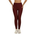thumbnail image 1 of BLVB Winter Sherpa Fleece Lined Leggings for Women High Waist Stretchy Thick Soft Leggings Plush Warm Thermal Pants, 1 of 4