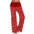 thumbnail image 1 of BLVB Women Christmas Pajama Pants Comfy Lounge Wide Leg Casual Stretch Palazzo Drawstring Pj Bottoms Pants S-2XL, 1 of 6