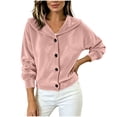 Velvet Collapse BLVB Women Velvet Button down Shirts Long Sleeve V Neck Lapel Blouses ...