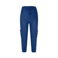 thumbnail image 1 of BLVB Women's Capri Joggers Athletic Casual Soft Sweatpants Elastic Waist Workout Athletic Sports Capris with Pockets, 1 of 7