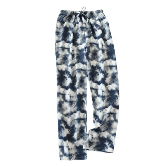 BLVB Women's Comfy Pajama Pants Wide Leg Lounge Palazzo Yoga Pants Casual Baggy Print Pajama Bottoms Sleepwear