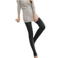 thumbnail image 1 of BLVB Women's Fleece Lined leggings Thermal Pantyhose Leggings Opaque Winter Warm Thick Stockings Tights Black, 1 of 7