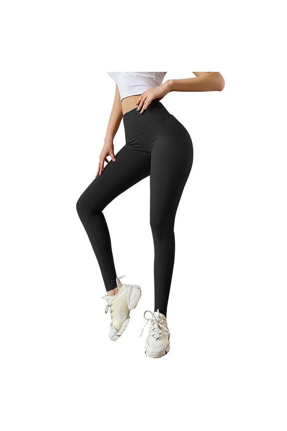 Women's High Waist Yoga Pants Bow Tie Stretch Slimming Booty Leggings Workout Gym Butt Lifting Tights