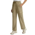 thumbnail image 1 of BLVB Women's Hiking Cargo Pants Quick Dry Lightweight Water Resistant Travel Camping Athletic Pants with Pockets, 1 of 7