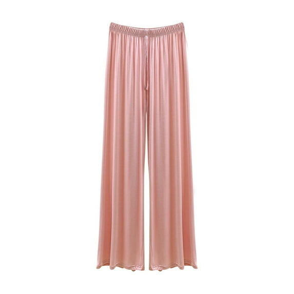 BLVB Women's Pajama Pants Lounge Causal Pj Bottoms Solid Color Drawstring Waist Loose Comfy Modal Sleep Pants