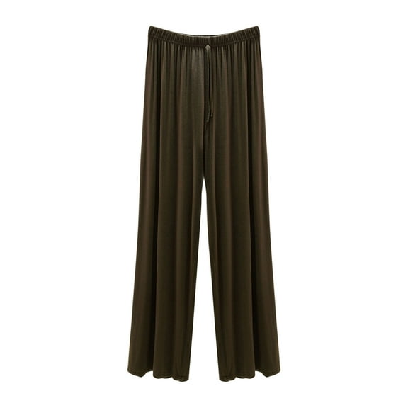 BLVB Women's Pajama Pants Lounge Causal Pj Bottoms Solid Color Drawstring Waist Loose Comfy Modal Sleep Pants