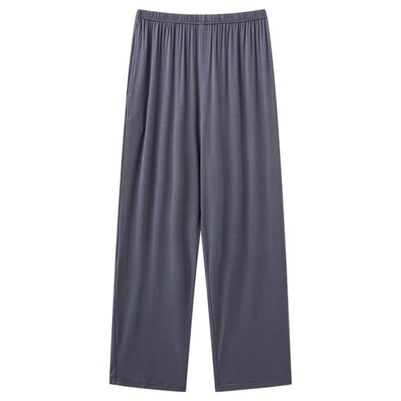 BLVB Women's Pajama Pants Soft Plus Size Lounge Pants Pj Pants with Pockets Comfy Wide Leg Pajama Bottoms Sleepwear L-4XL