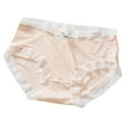 thumbnail image 1 of BLVB Women's Seamless High Waist Briefs Lace Underwear Ladies Ice Silk Comfy No Show Panties for Girls, 1 of 3
