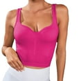 thumbnail image 1 of BLVB Women's Seamless Workout Crop Tank Tops Ribbed Sleeveless Gym Yoga Running Athletic Shirts, 1 of 7