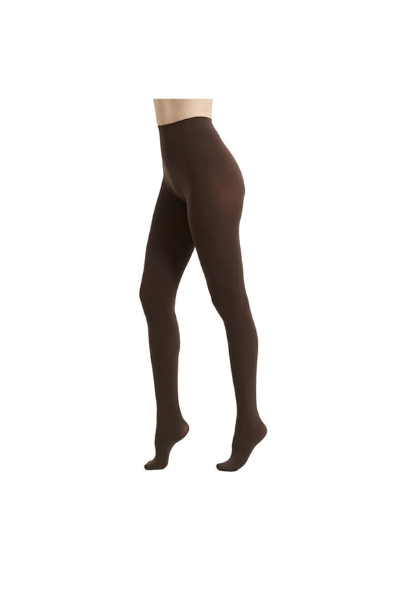 Women's Soft Footed Pantyhose High Waist Solid Color Stretchy Danceing Tights Stocking for Ladies