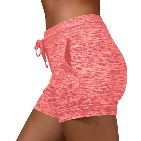 BLVB Women's Sweat Shorts with Pockets Comfy Drawstring Waist Summer Workout Casual Lounge Shorts