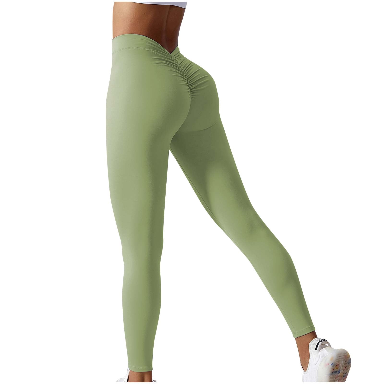 V waist top gym leggings