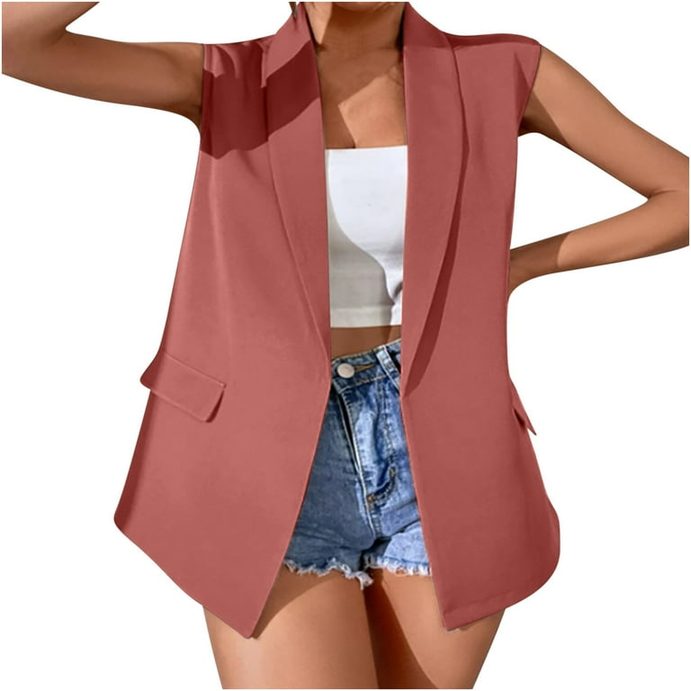 Blazer waistcoat womens deals