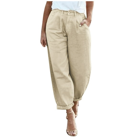 BLVB Women's Wide Leg Palazzo Pants High Waisted Business Casual Trousers Loose Plain Dressy Pants with Pocket