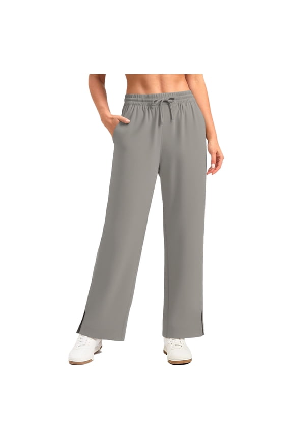 Women's Wide Leg Pants Beach Pants Upf 50+ Lightweight Travel Quick Dry Sun Protective Trousers with Pockets