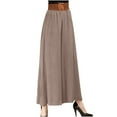 thumbnail image 1 of BLVB Women's Wide Leg Pants High Waisted Lace up Palazzo Pants Solid Color Casual Loose Flowy Lounge Trousers, 1 of 7