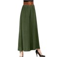 thumbnail image 1 of BLVB Women's Wide Leg Pants High Waisted Lace up Palazzo Pants Solid Color Casual Loose Flowy Lounge Trousers, 1 of 7