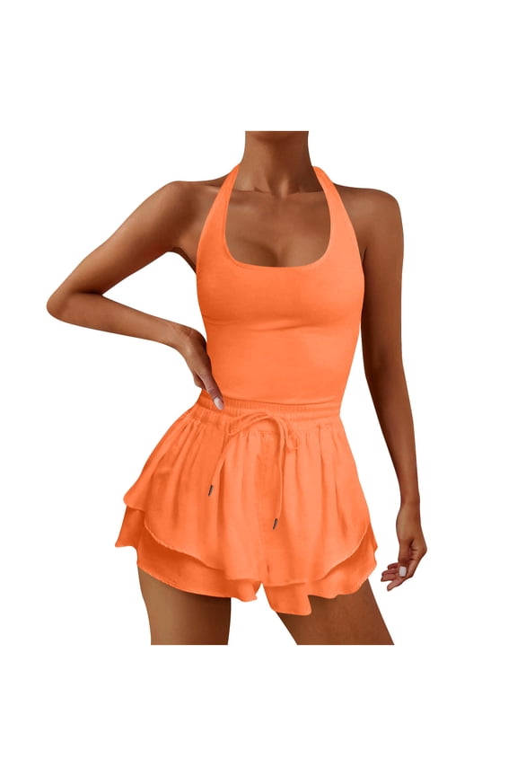 Women's Workout Tennis Romper Running Short Athletic Jumpsuits Casual Summer Outfits Gym Yoga Clothes