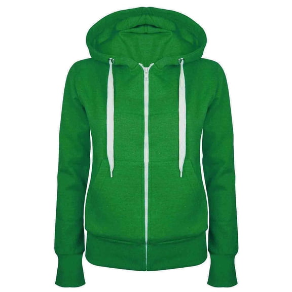 BLVB Women's Zip up Hoodies Sweatshirts Long Sleeve Drawstring Fall Winter Casual Oversized Warm Jacket with Pockets