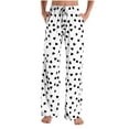 thumbnail image 1 of BLVB Womens Comfy Pajama Pants with Pockets Stretch Drawstring Lounge Pants Soft Casual Wide Leg Pjs Sleep Bottoms Valentine's Day Gifts, 1 of 5