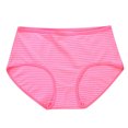 thumbnail image 1 of BLVB Womens Cotton Briefs Ladies Striped Mid Rise Stretch Underwear Breathable Comfortable No Show Panties, 1 of 5