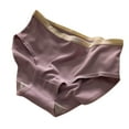 thumbnail image 1 of BLVB Womens Cotton Underwear Ladies Girls Mid Waisted Stretch Comfortable Breathable No Show Panties, 1 of 3