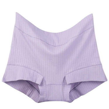 BLVB Womens Cotton Underwear Soft High Waisted Briefs Stretch Comfy Ladies Panties Underpants