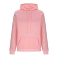 thumbnail image 1 of BLVB Womens Fall Winter Fleece Hoodies Sweatshirts Rhinestone Long Sleeve Pullover Sweaters with Pocket Fashion Outfits, 1 of 6