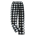 thumbnail image 1 of BLVB Womens Flannel Plush Pajama Pants Soft Fuzzy Pajama Bottoms for Women Cozy Pj Lounge Pants Sleepwear, 1 of 5