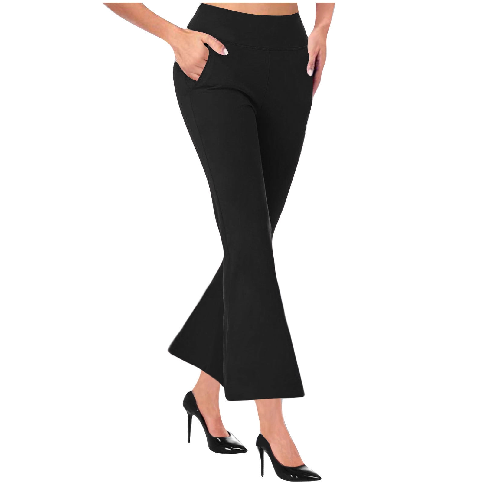 Cropped dress pants womens hot sale