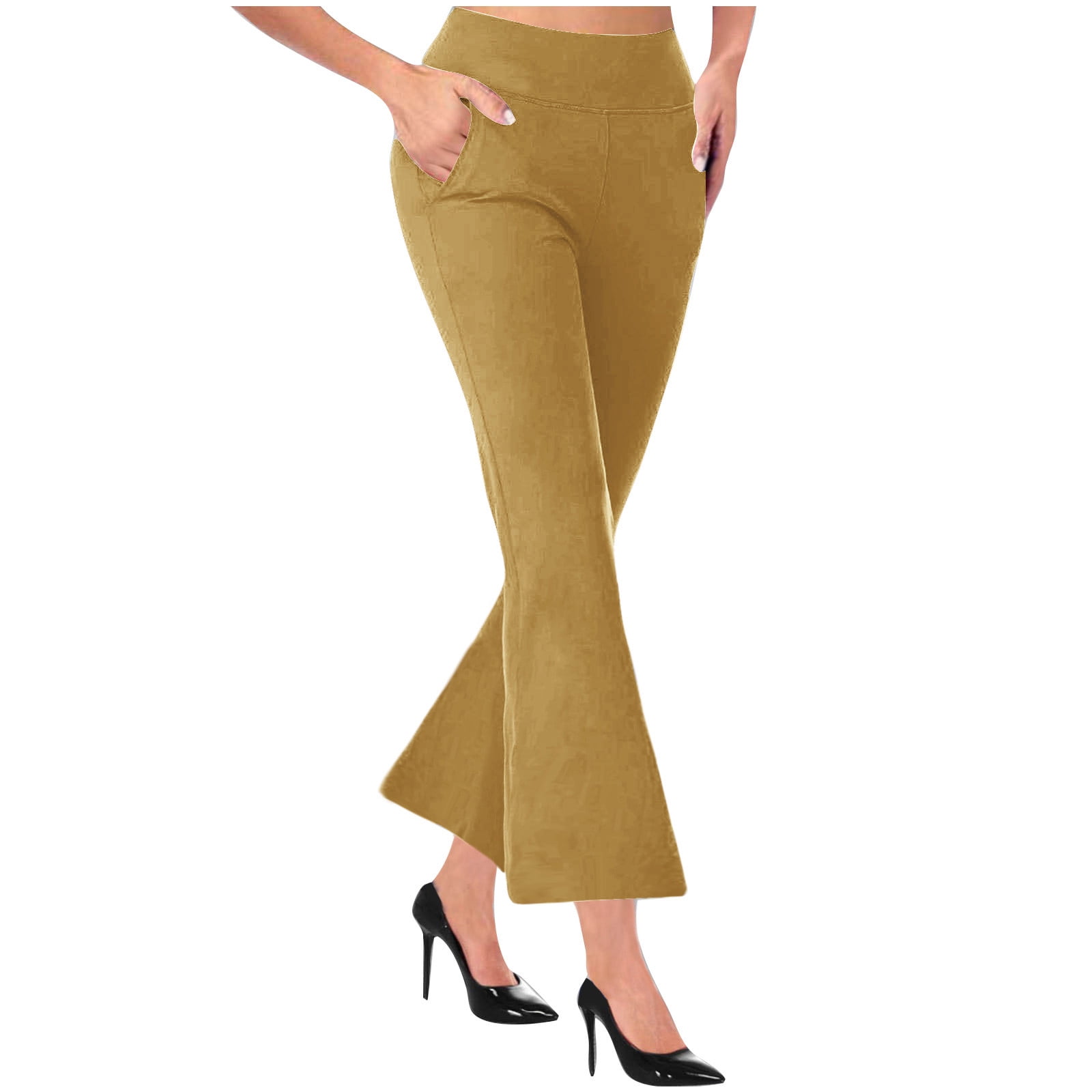 crop flare dress pants Thats So Fetch | Token Flare Pants | Black main image 1