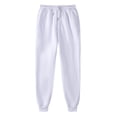 thumbnail image 1 of BLVB Womens Fleece Sweatpants Warm Baggy Pants Comfy Fall Winter Joggers High Waisted Lounge Trousers with Pockets, 1 of 2