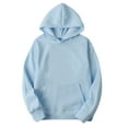 thumbnail image 1 of BLVB Womens Hoodies Fall Long Sleeve Drawstring Pullover Tops with Pockets Girls' Casual Sweatshirt Fall Fashion, 1 of 6