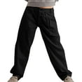 thumbnail image 1 of BLVB Womens Jeans Mid Waisted Straight Leg Loose Stretchy Denim Pants Lightweight Trendy Jeans with Pockets, 1 of 6