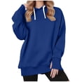 thumbnail image 1 of BLVB Womens Oversized Hoodies with Thumb Hole Drawstring Pullover Sweatshirts Clothes Fall Fashion Outfits, 1 of 7