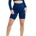 thumbnail image 1 of BLVB Womens Seamless Biker Shorts Leggings Scrunch High Waisted Butt Lifting Fitness Gym Yoga Shorts, 1 of 6