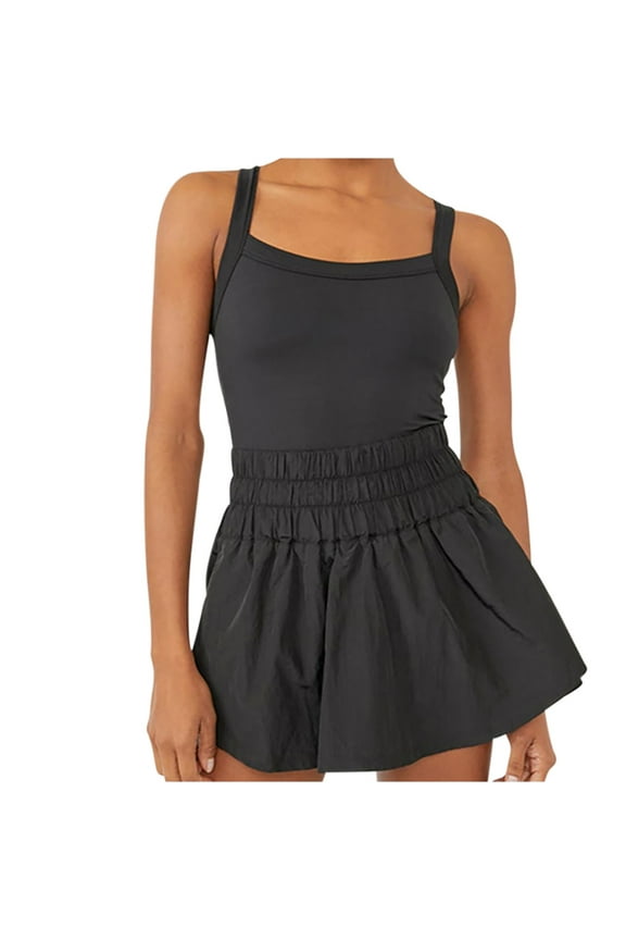 Womens Sleeveless Wide Leg Workout Romper Jumpsuit Crisscross Backless Activewear Gym Yoga Fashion Clothes