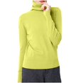 thumbnail image 1 of BLVB Womens Turtleneck Long Sleeve Shirts Knit Thermal Tops Lightweight Pullover Sweater Fall Winter Base Layer Outfits, 1 of 5